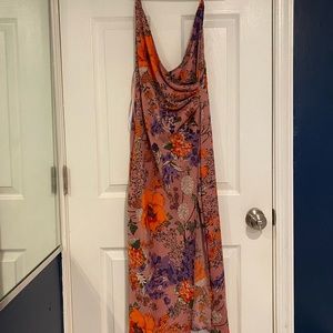Urban Outfitters floral wrap midi dress